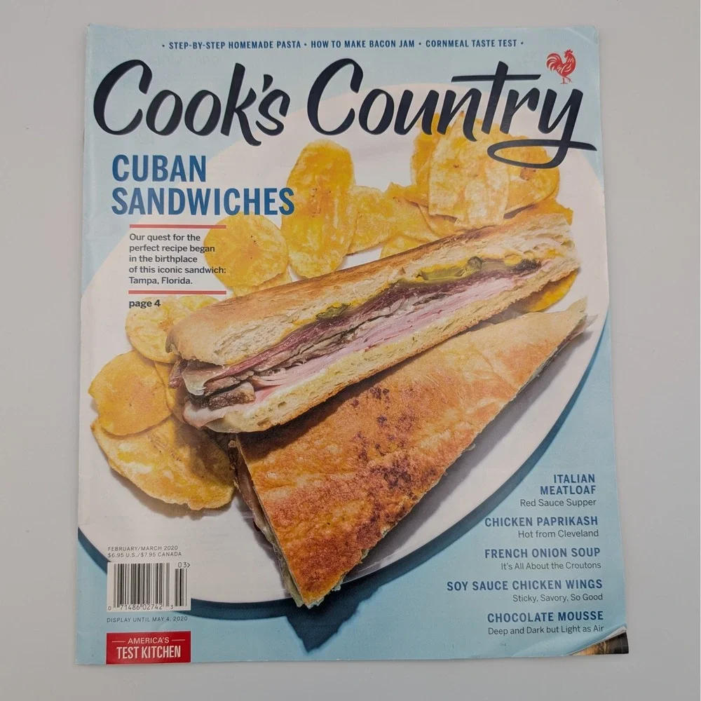 Cook's Country Magazine America's Test Kitchen Lot of 6 2019-2020 Recipes ATK